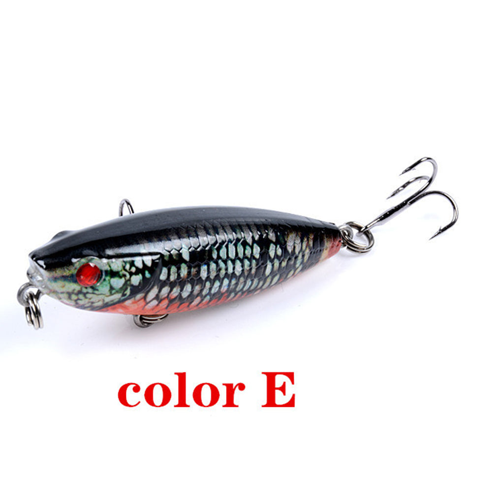 1 Minnow Fishing Lure 1/4 oz Colorful Painting Long Casting Self