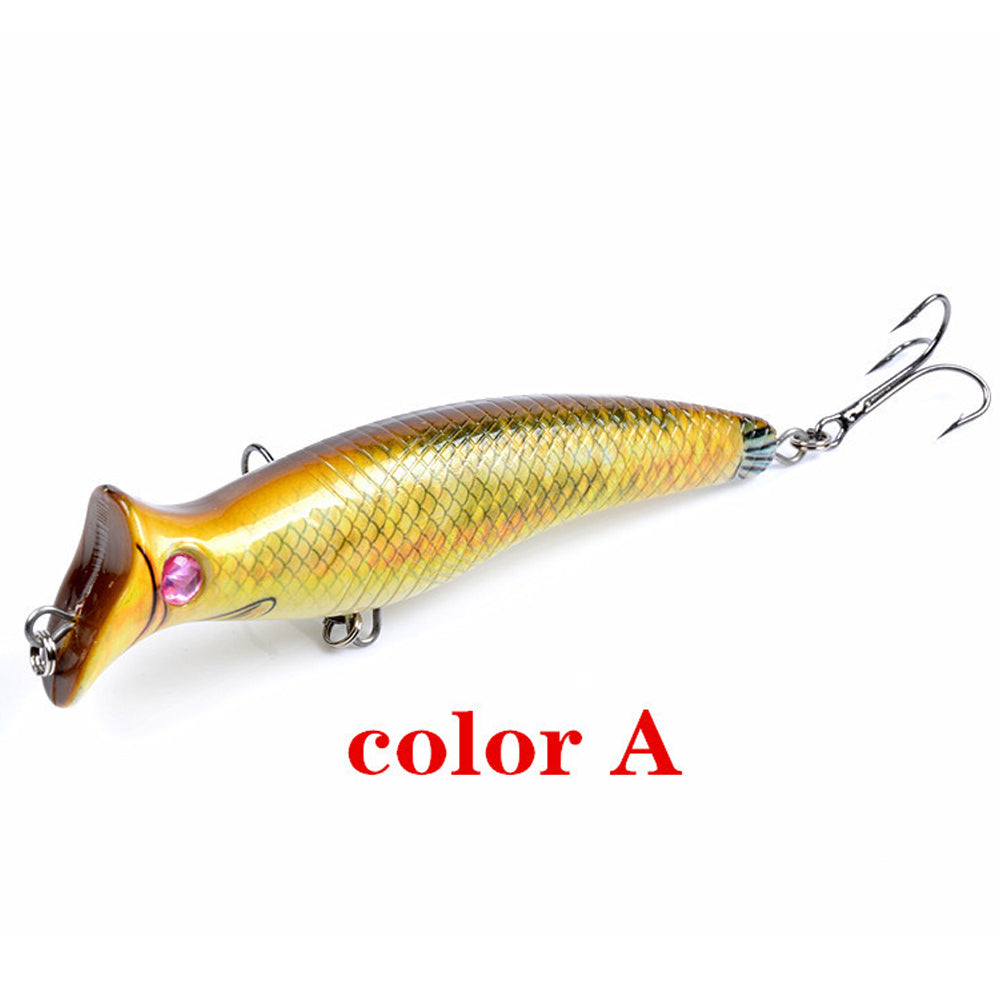 Popper Lure Jig Fishing Lure Topwater Colorful Freshwater Saltwater Long  casting – California Outdoor Pro