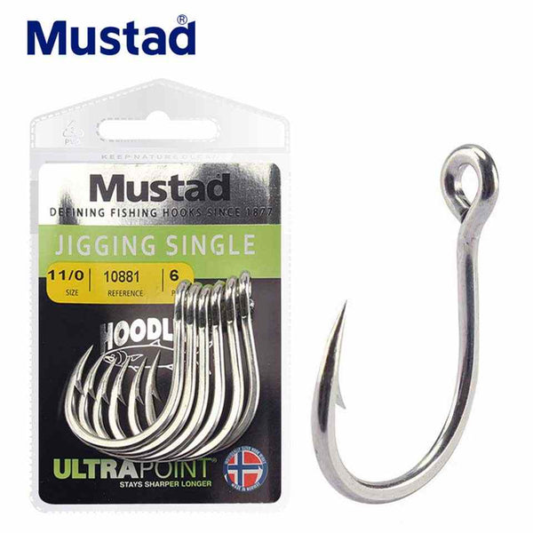 Mustad Ultrapoint Jigging Single Fishing Hooks