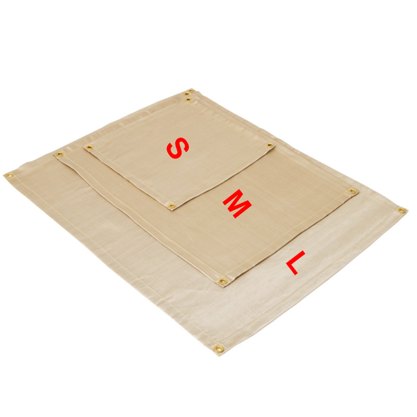 Fireproof Fire Pit Mat- Portable Fire Blanket Protective Patio Insulation Pads Temperature Resistant Flame Retardant Stove Floor Grill Mat for Deck Patio Lawn Outdoor Camping BBQ Protection 30x40 inch