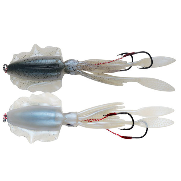 Squid Fishing Lure, Squid Bait 10 Pcs Glowing with Hook for Outdoor